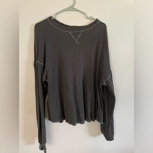 Old navy long sleeve waffle shirt